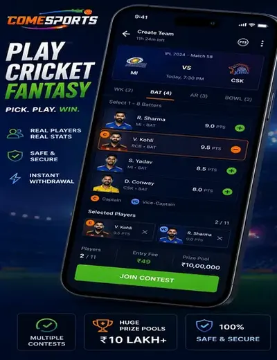 68bet (68 bet app) fantasy cricket & matchday visual 2